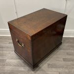 Rare Georgian Mahogany Silver Chest Trunk